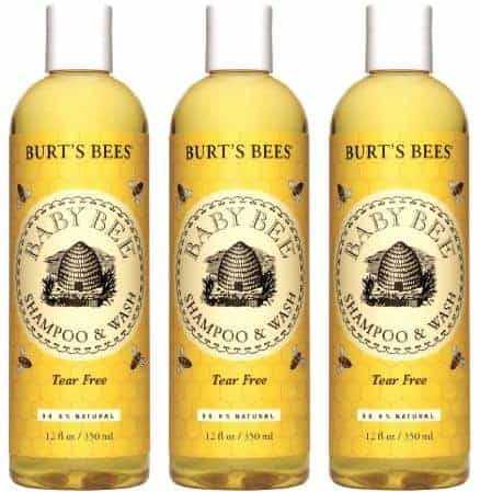 Archived Burt’s Bees Original Baby Shampoo and Wash, three 12 fl oz bottles