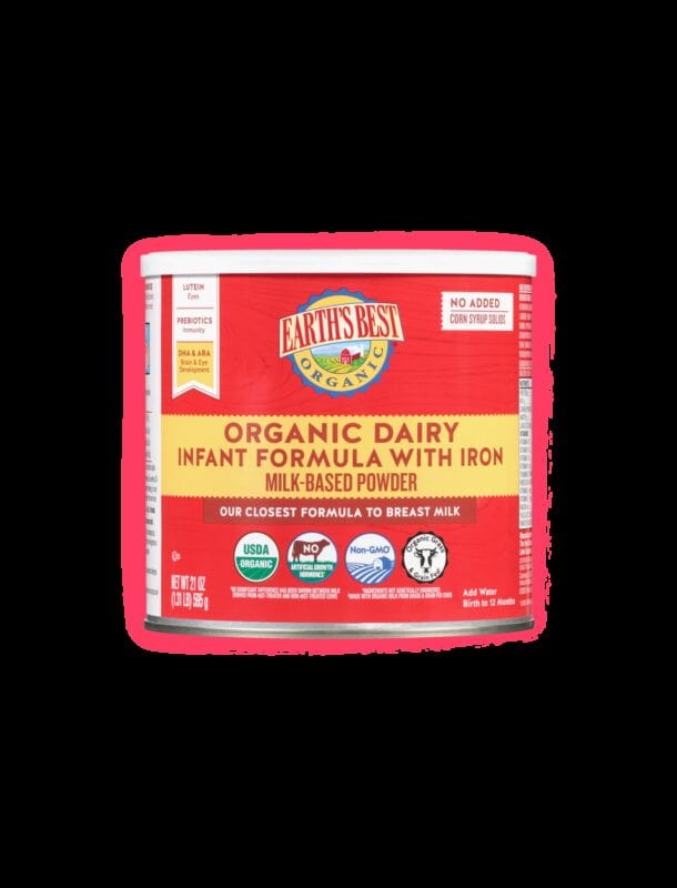 Earth’s Best 21 oz infant formula