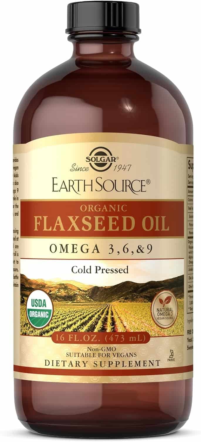 Solgar organic flaxseed oil 16 fl oz
