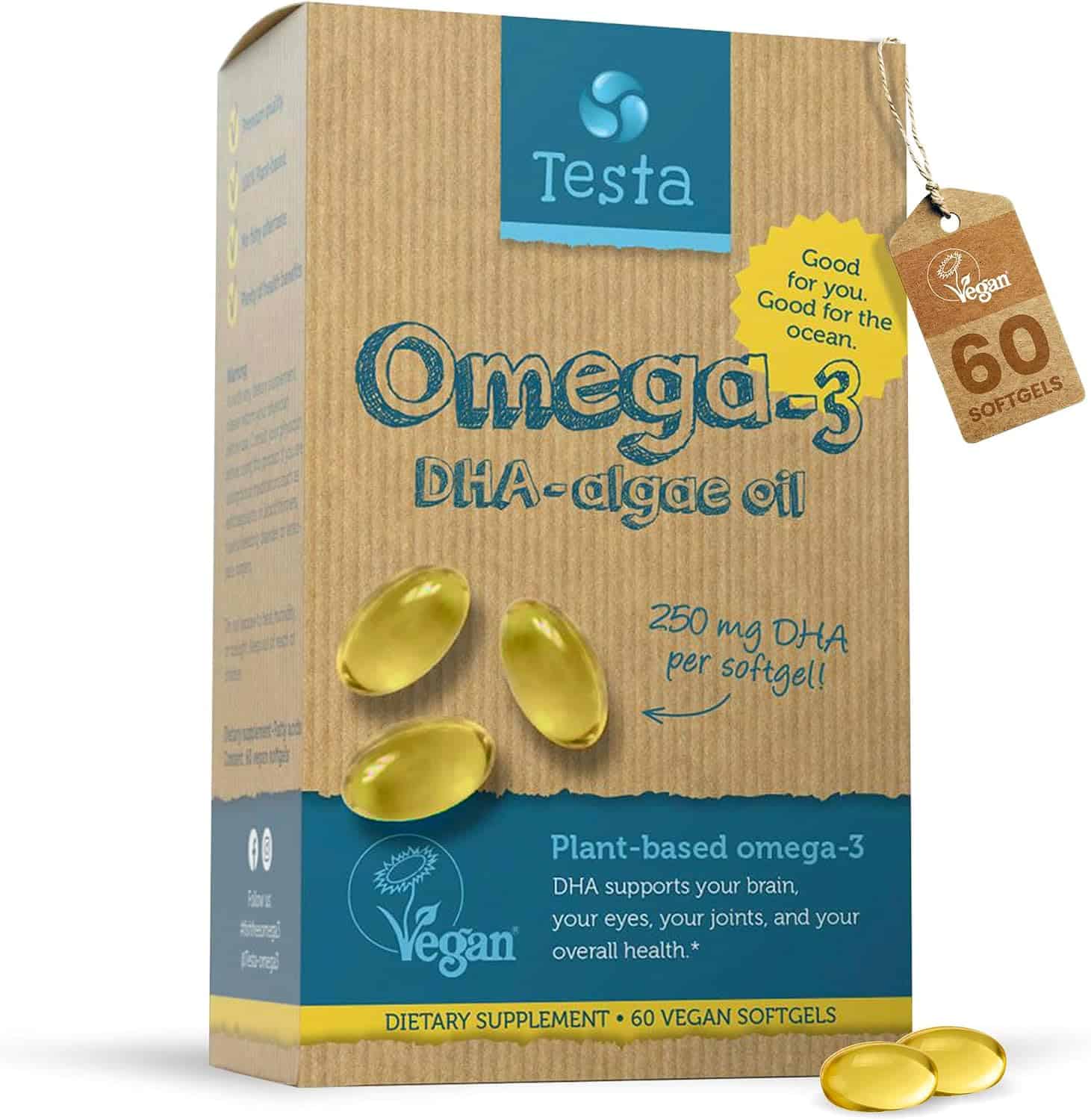 Testa DHA algae-oil 60 softgels