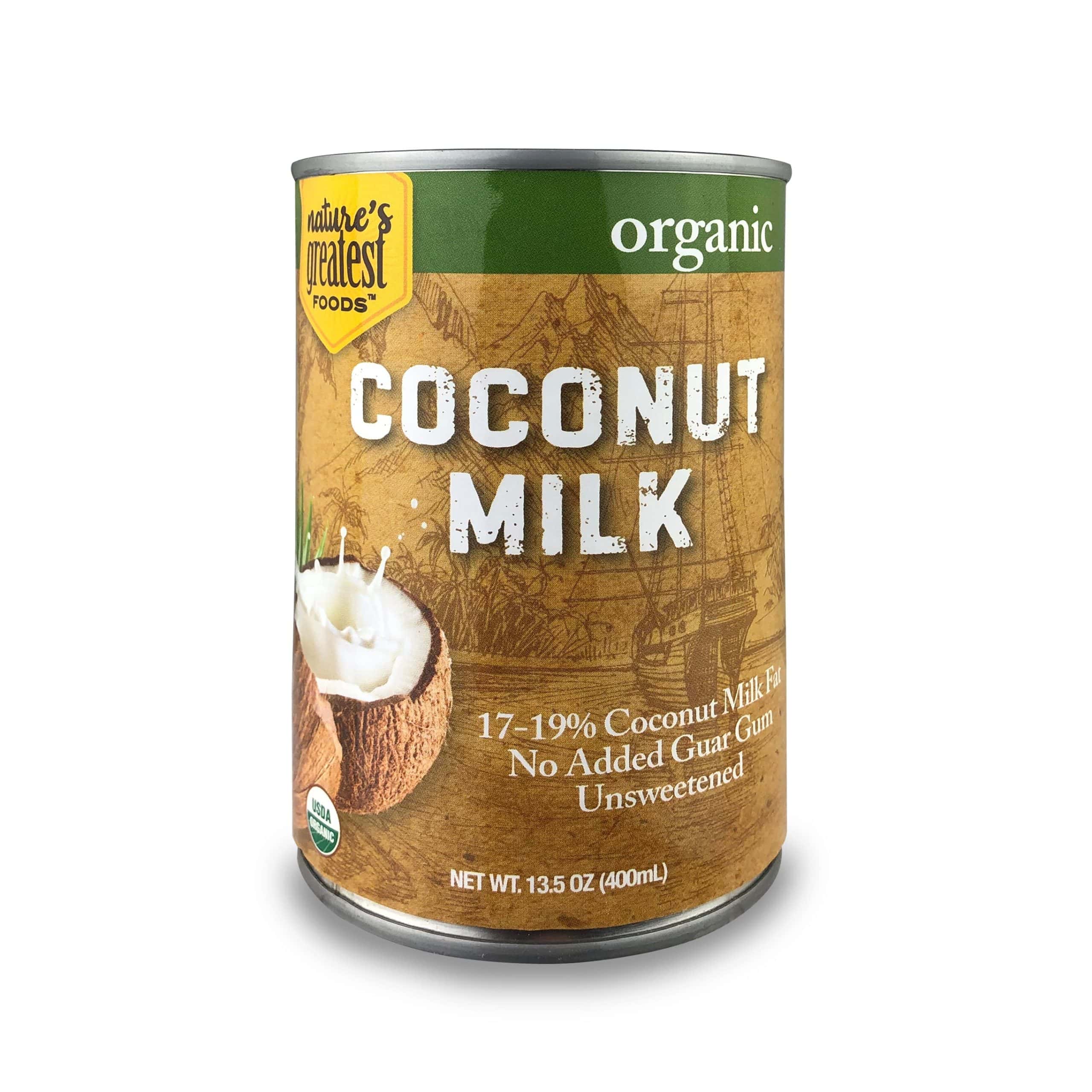 Nature’s Greatest Foods Organic Coconut Milk product photograph