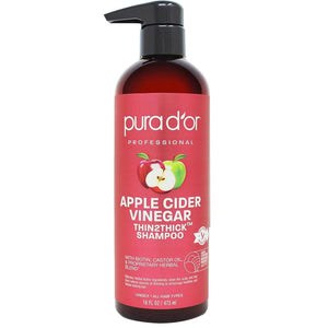 PURA D’OR Apple Cider Vinegar Thin2Thick Shampoo bottle