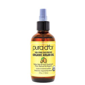 PURA D’OR argan oil pump bottle