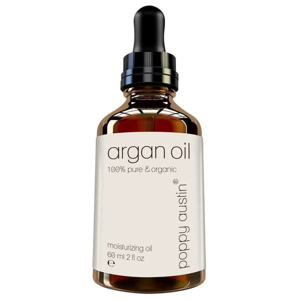 Poppy Austin argan oil dropper bottle