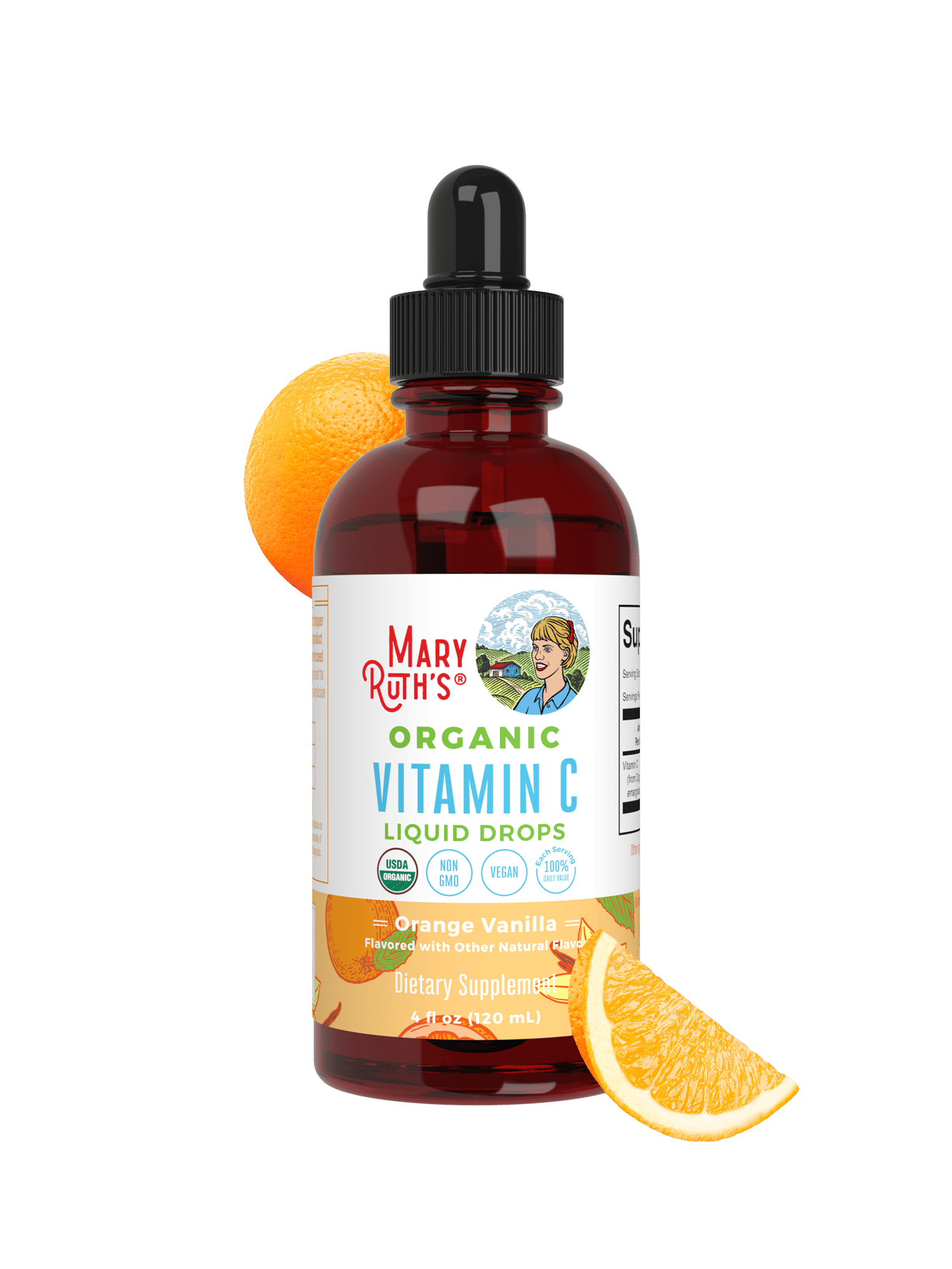 MaryRuth’s Organic Vitamin C Liquid Drops bottle