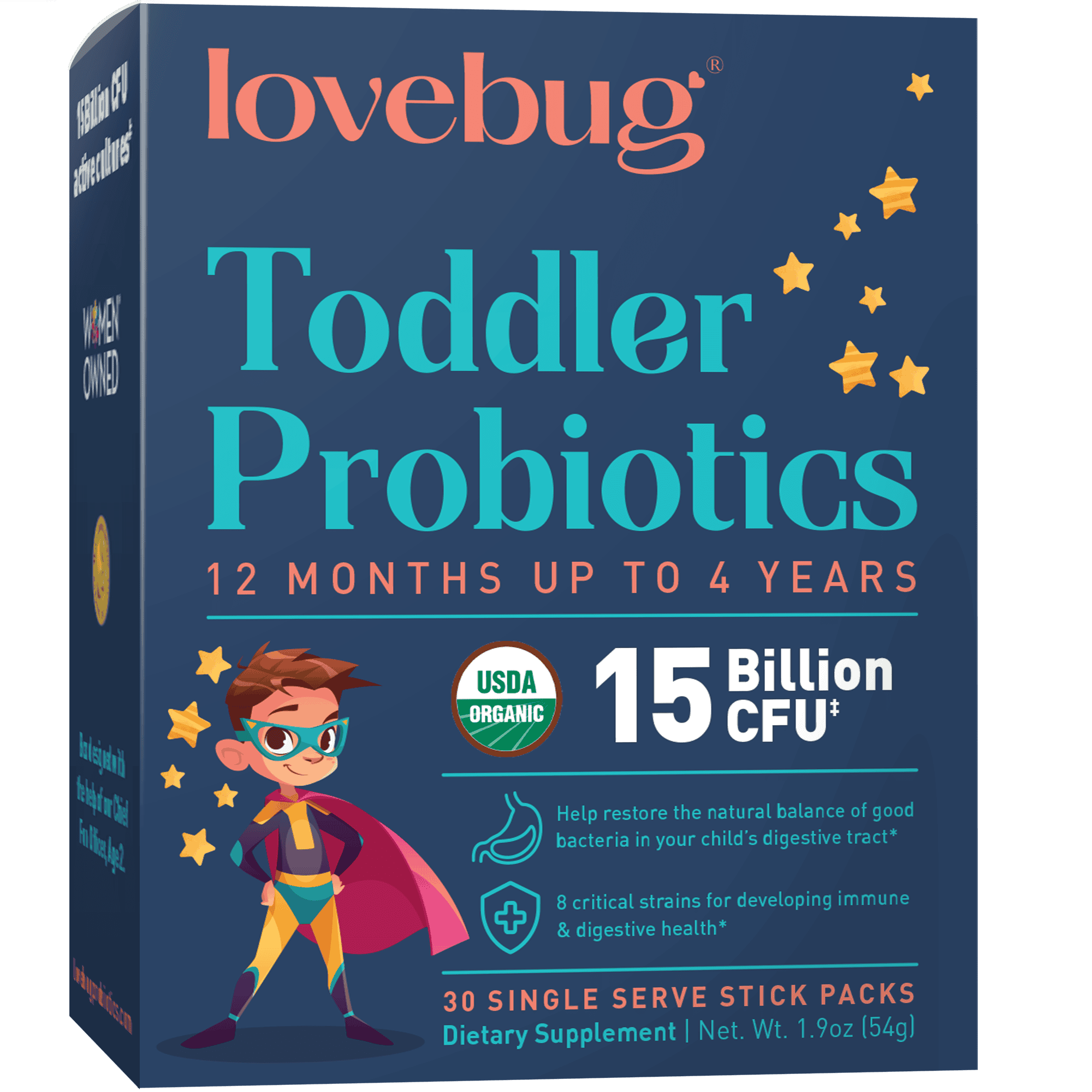 Lovebug Toddler Probiotic Powder product photograph