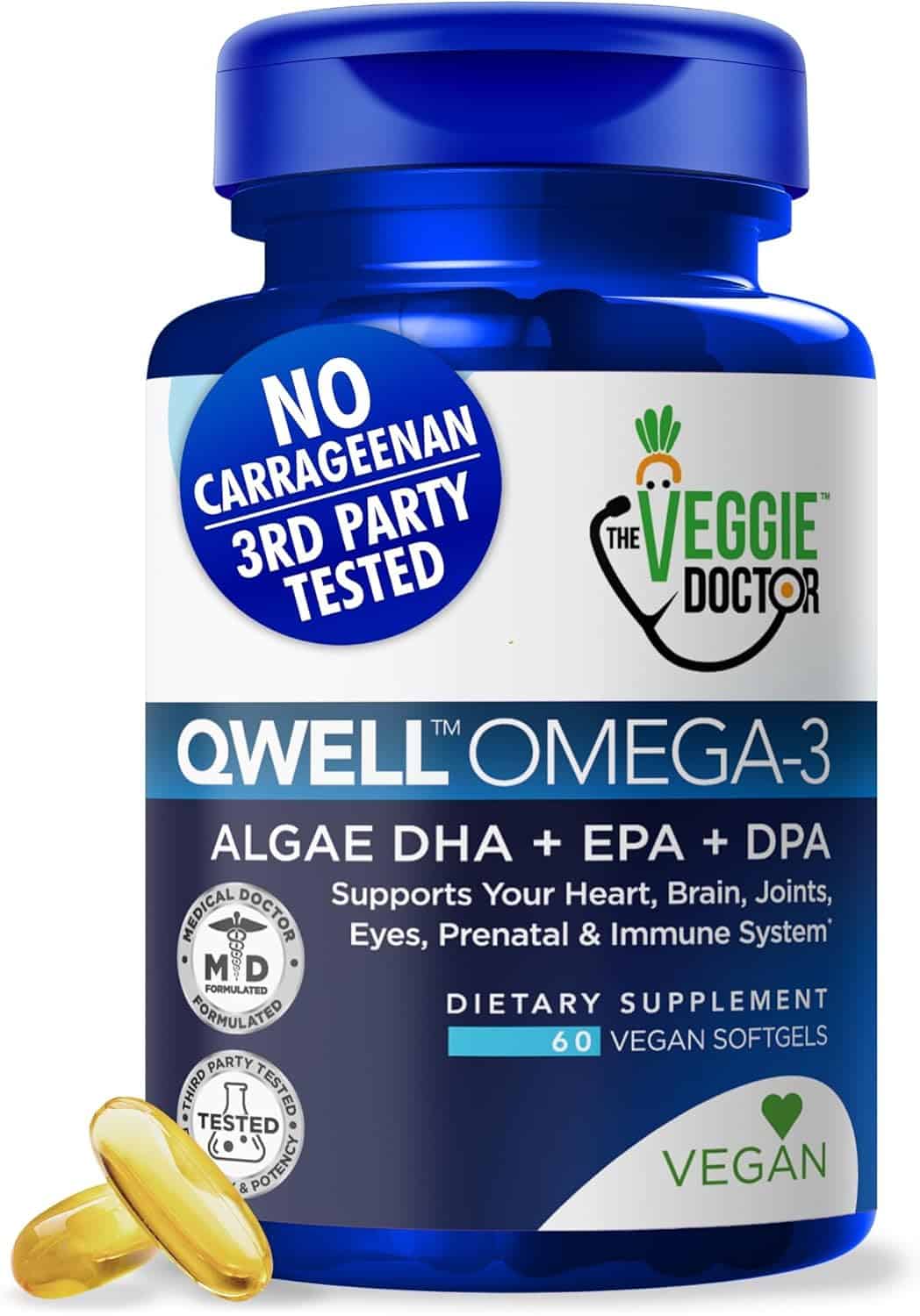 The Veggie Doctor Vegan Omega 3 Supplement