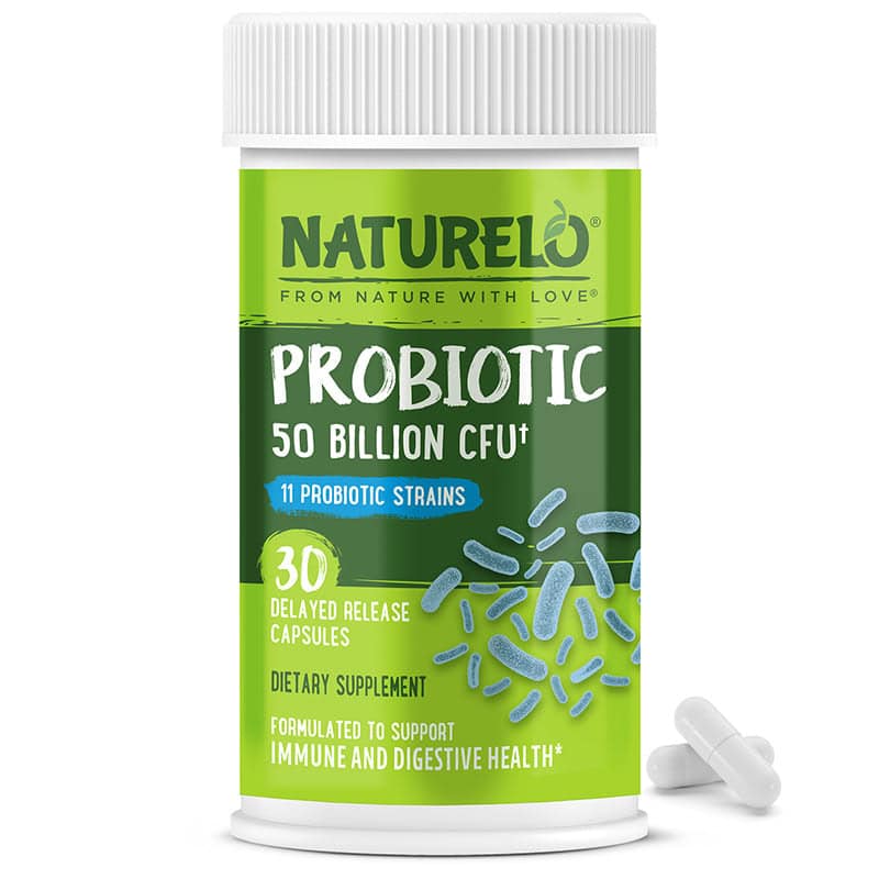 NATURELO Vegan Probiotic product photograph