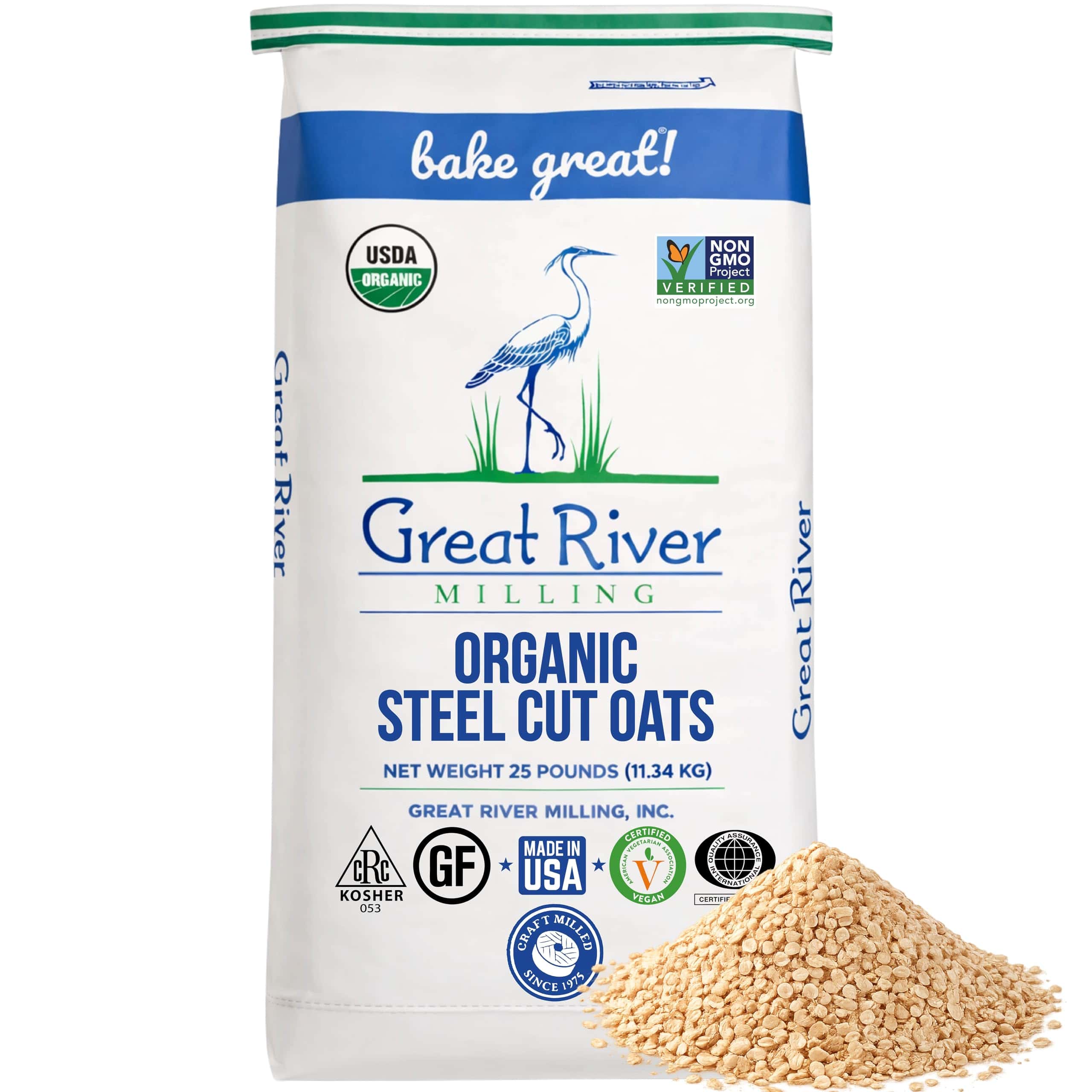 Great River Milling Organic Steel Cut Oats