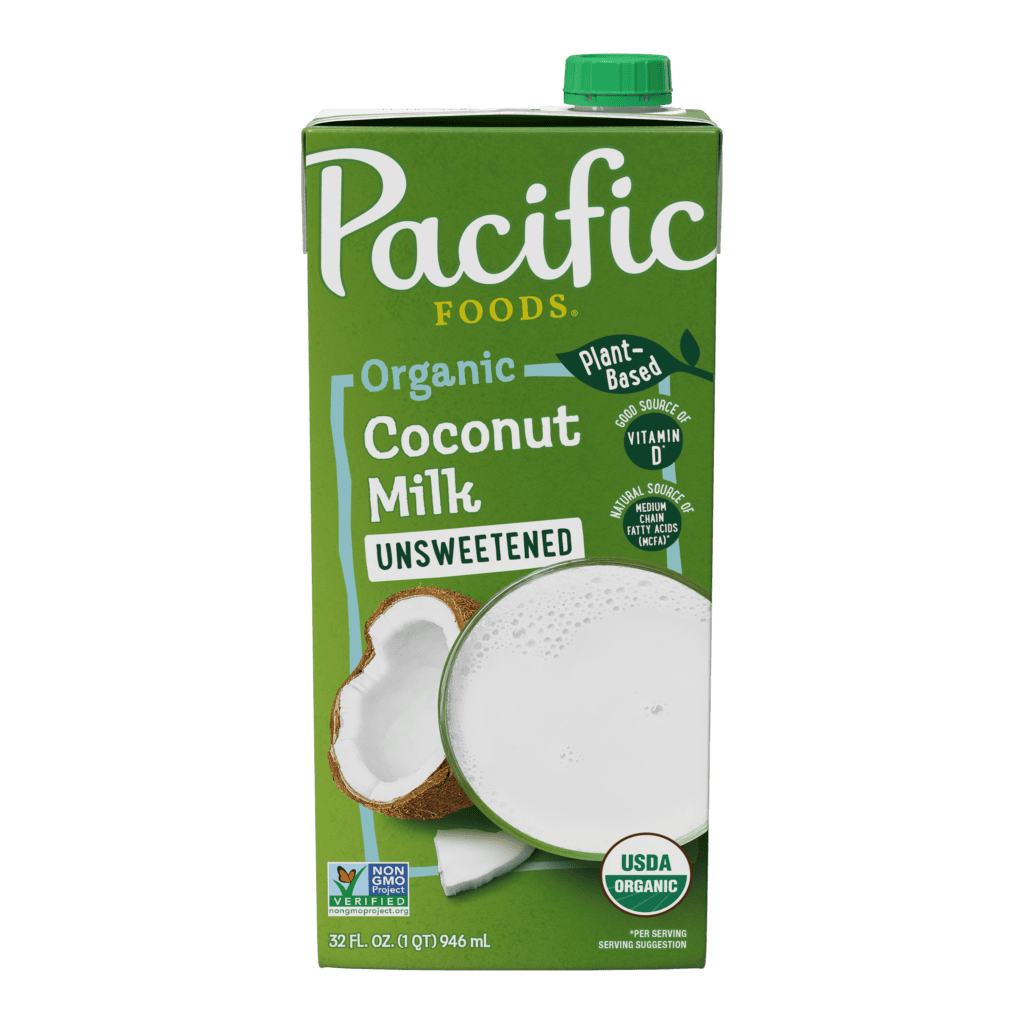 Pacific Foods Organic Coconut Unsweetened Original product photograph