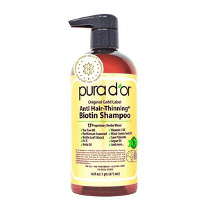 PURA D’OR Original Gold Label Shampoo pump bottle