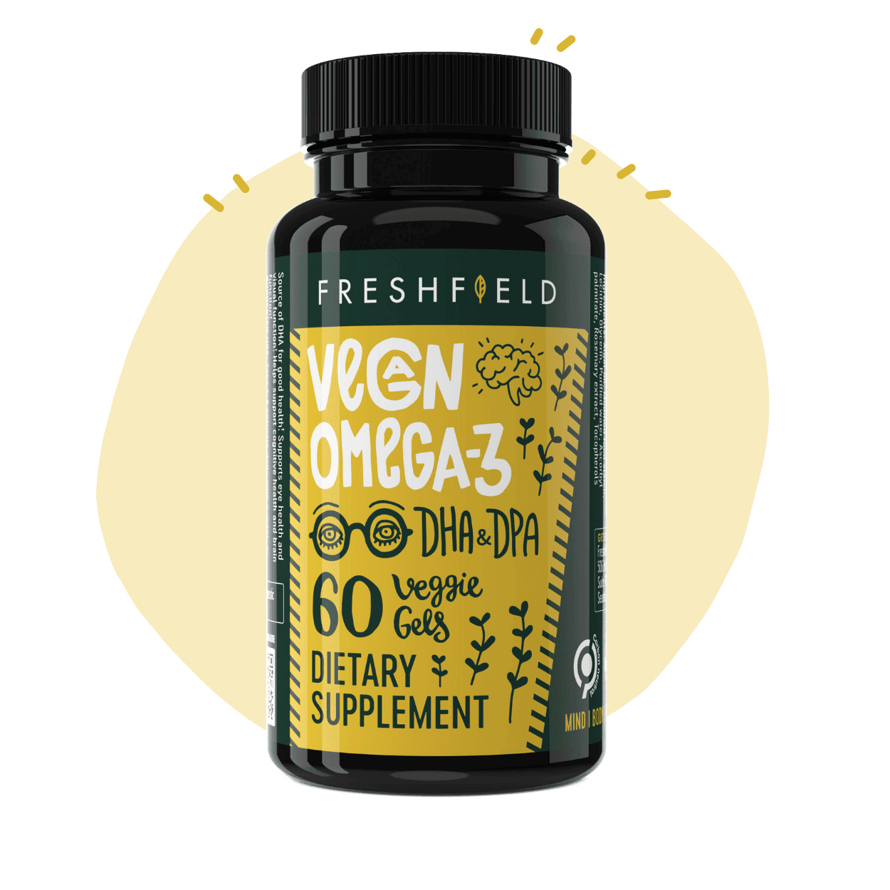 Freshfield Vegan Omega 3 DHA + DPA