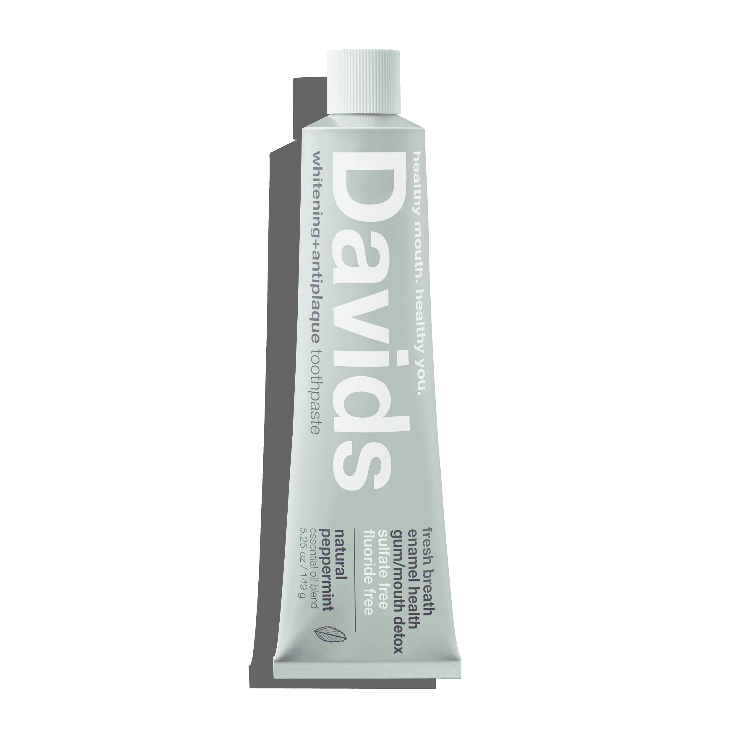 Davids Premium Natural Peppermint Toothpaste product photograph