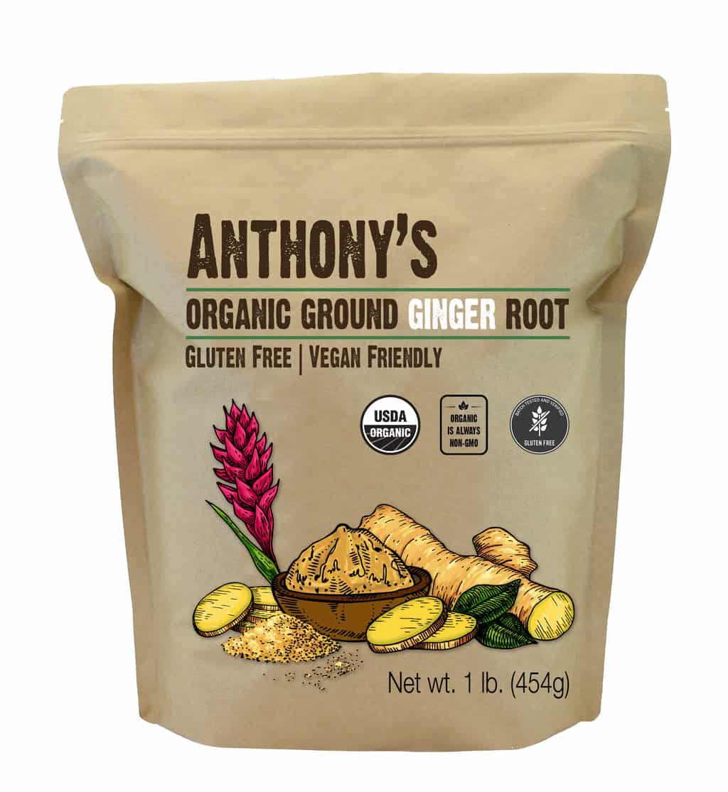 Anthony’s Organic Ground Ginger Root product photograph