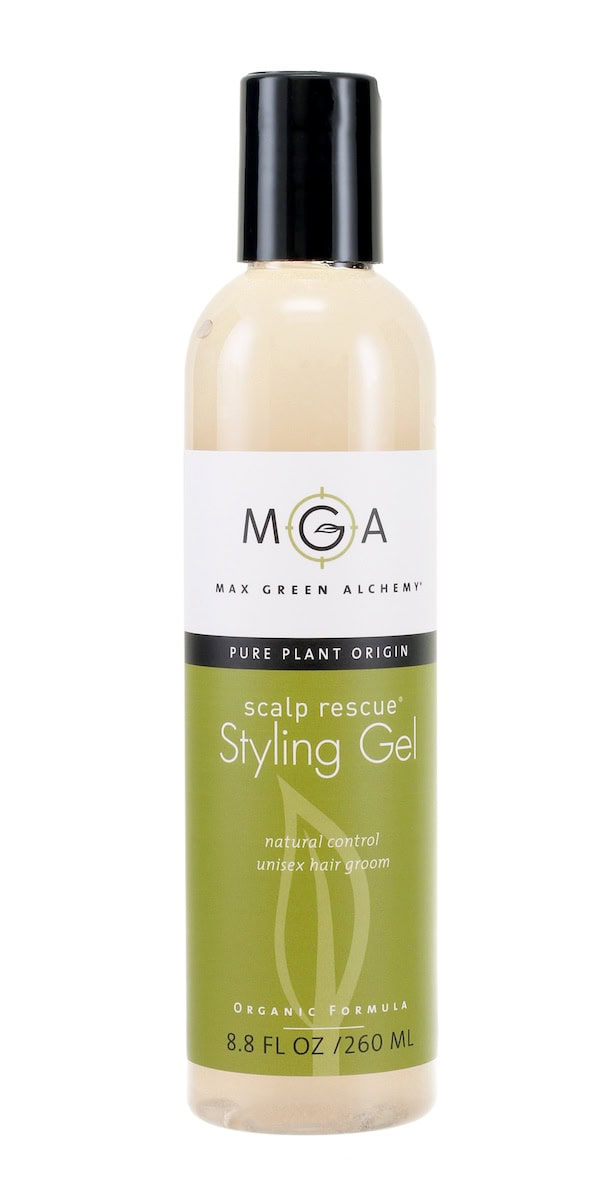 Max Green Alchemy Scalp Rescue Styling Gel bottle, 8.8 fl oz