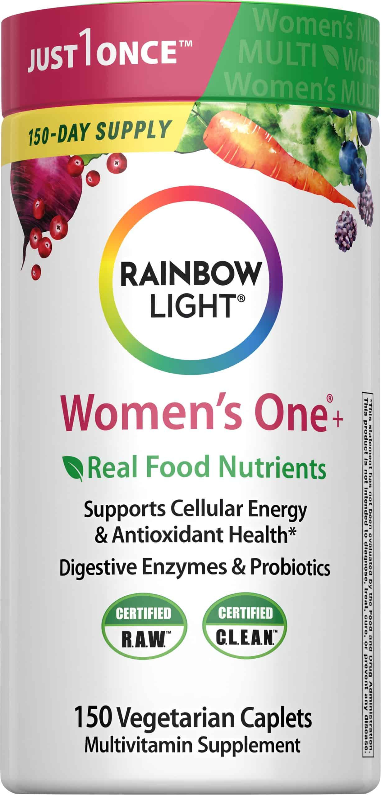 Rainbow Light Women's One + Real Food Nutrients